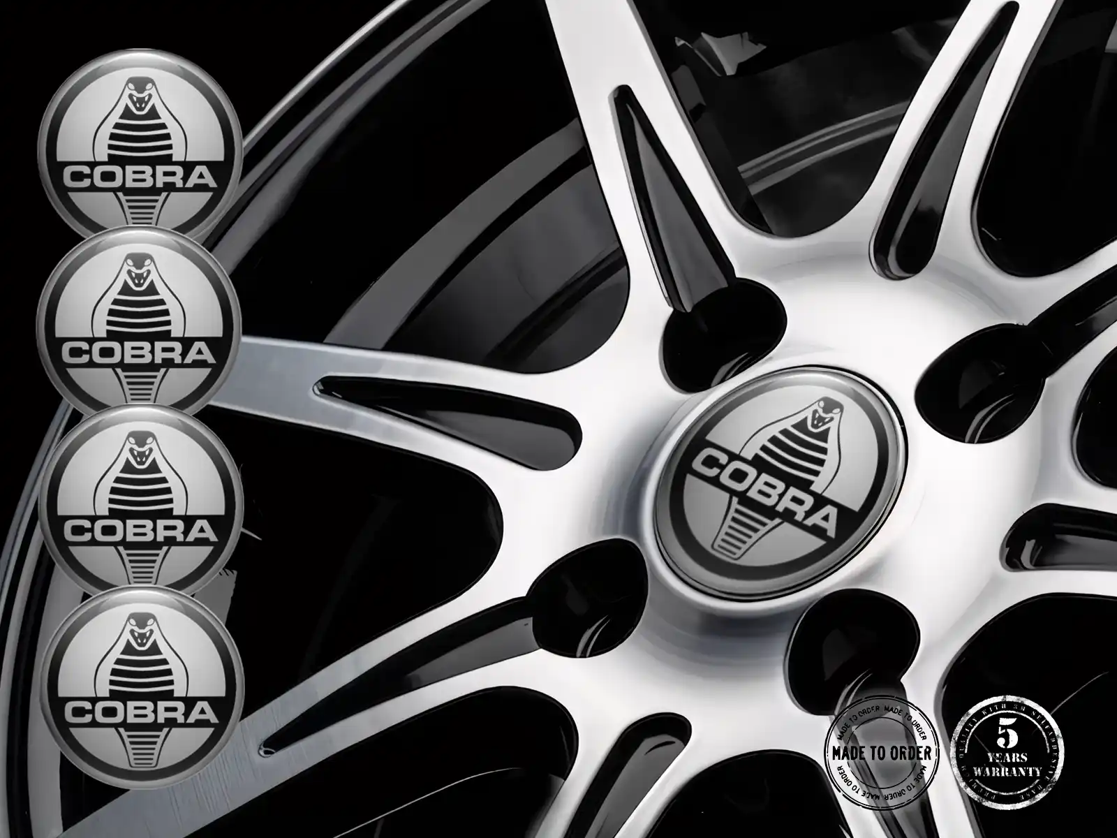 Shelby Badge Cupola Logo Adesivi Ruota Stilosi